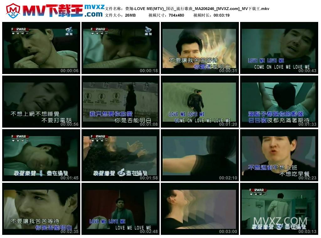 费翔-LOVE ME(MTV)_国语_流行歌曲_MA206246